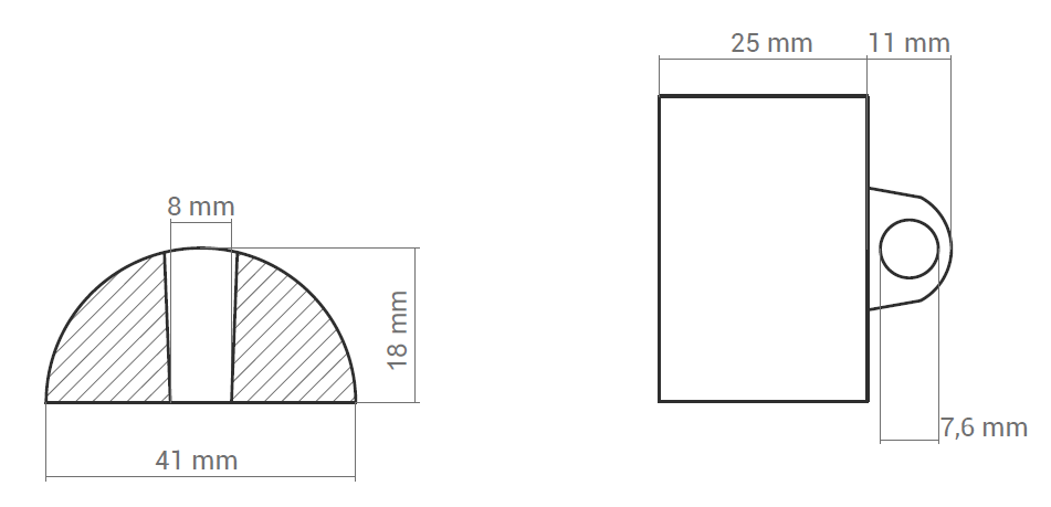 Distancni podlozka 18 mm KONECNA